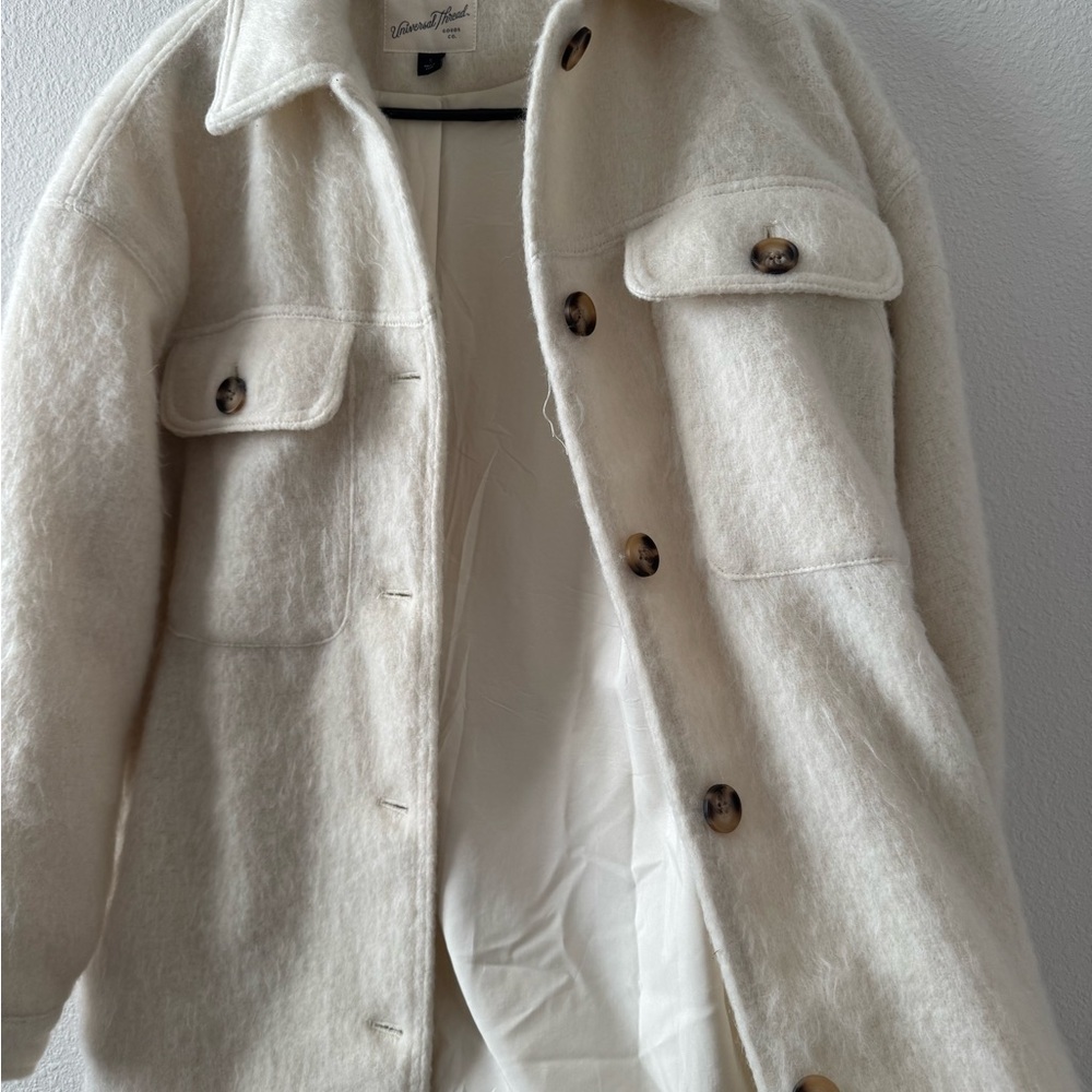 Universal Thread Off-White Wool Jacket - Picture 2 of 4